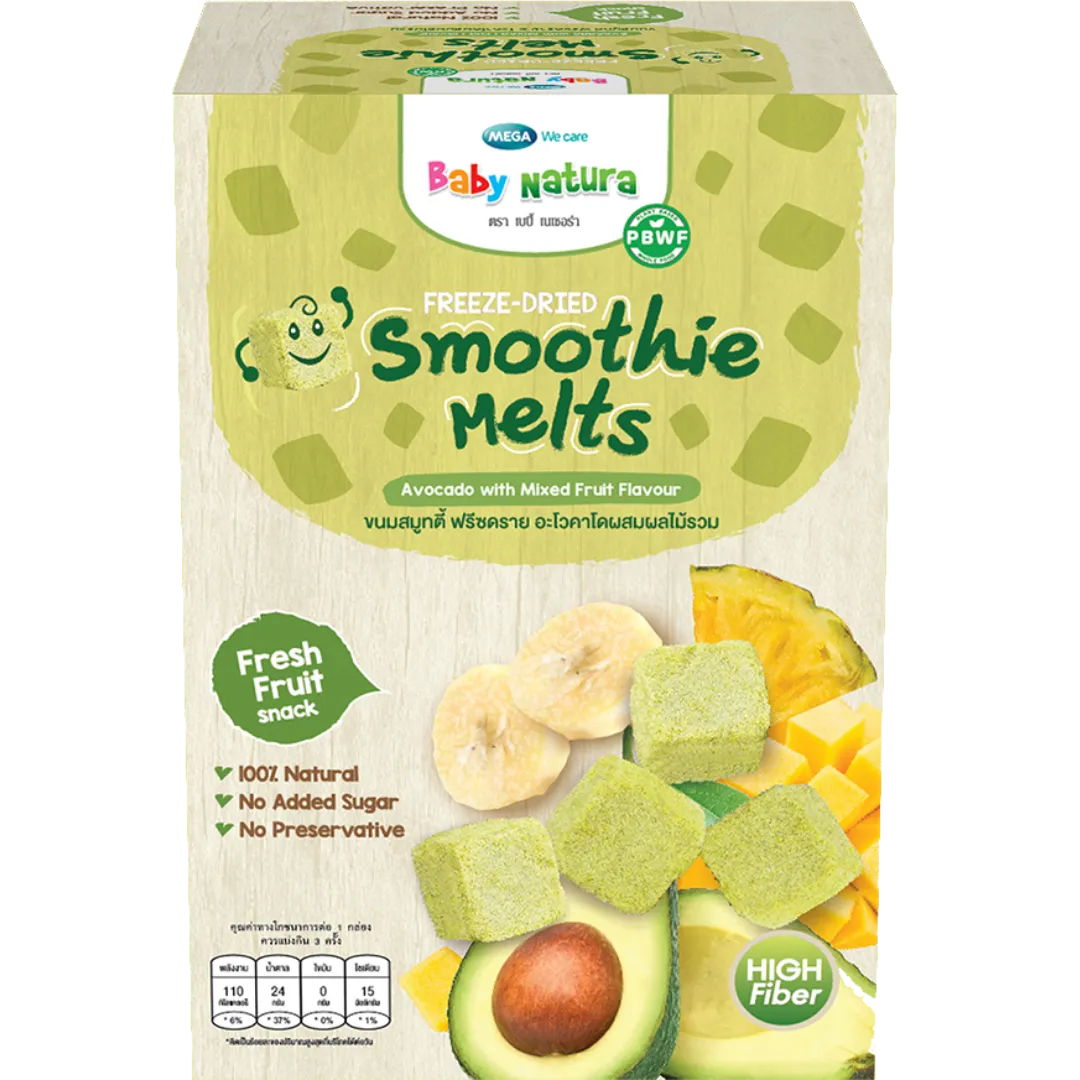 Freeze-Dried Smoothie Avocado and Mixed Fruit