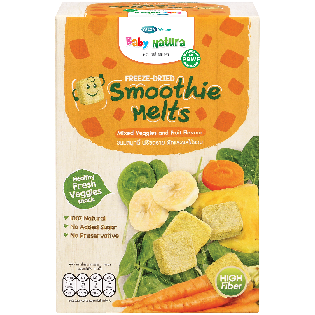 Freeze-Dried Smoothie Mixed Veggie and Fruit